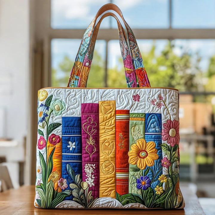 Handgemachte Tasche – Geblümt Bibliothek
