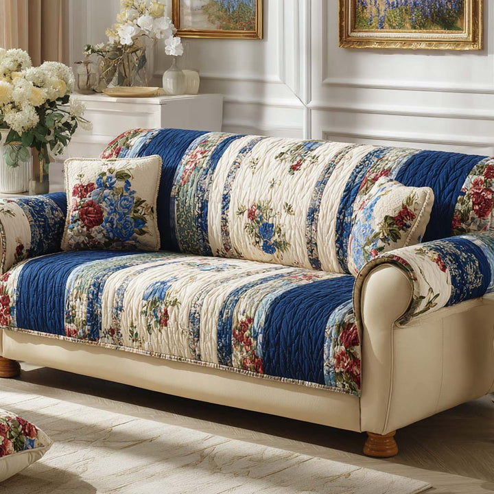 Americana Karo Patchwork Sofaüberwurf