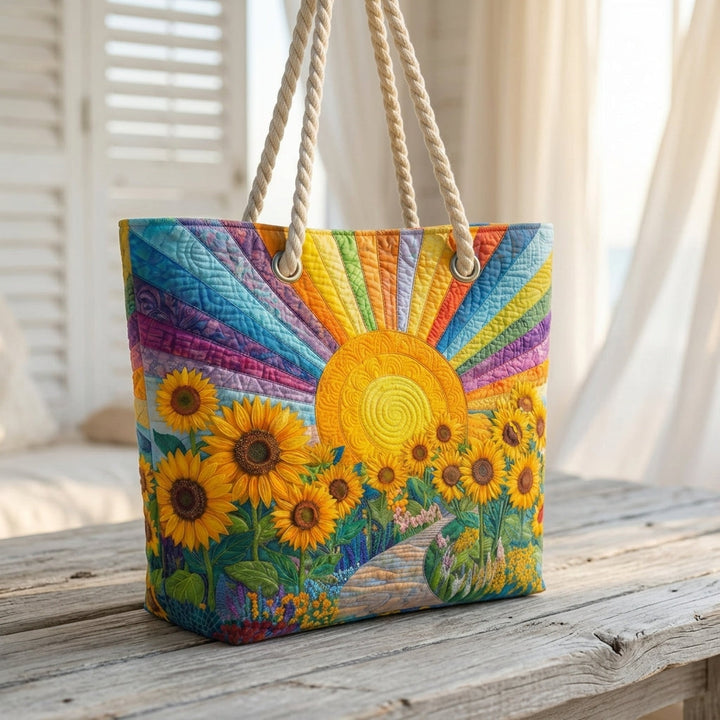 Strandtasche - Sonnenblumenfreude
